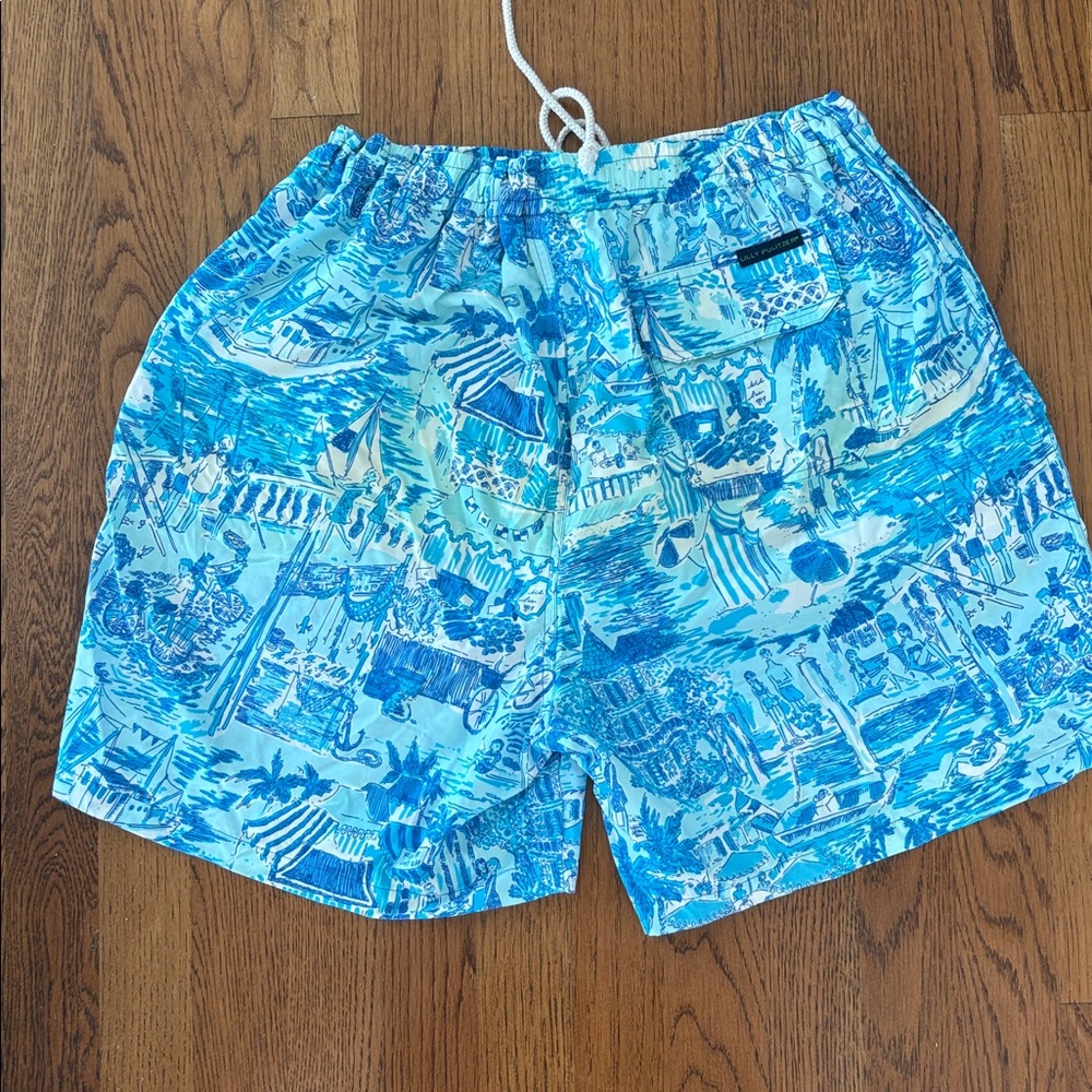 Lilly Pulitzer Men’s Capri Trunk Fresh Catch Toile, size Large. - Picture 4 of 5